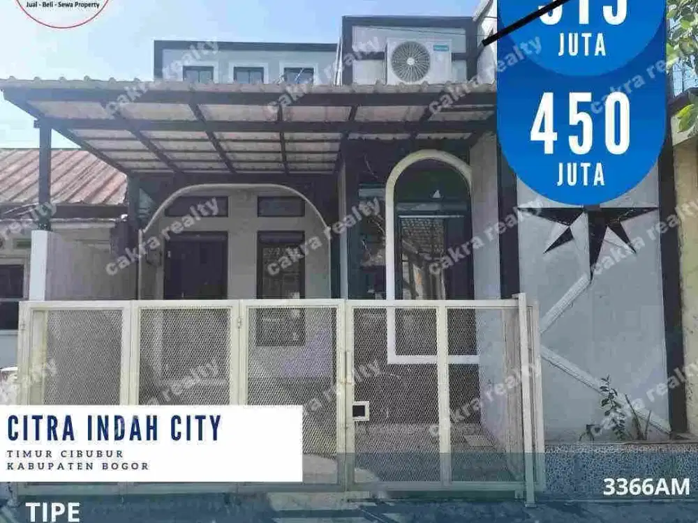 Rumah full renov siap huni citra indah City jonggol