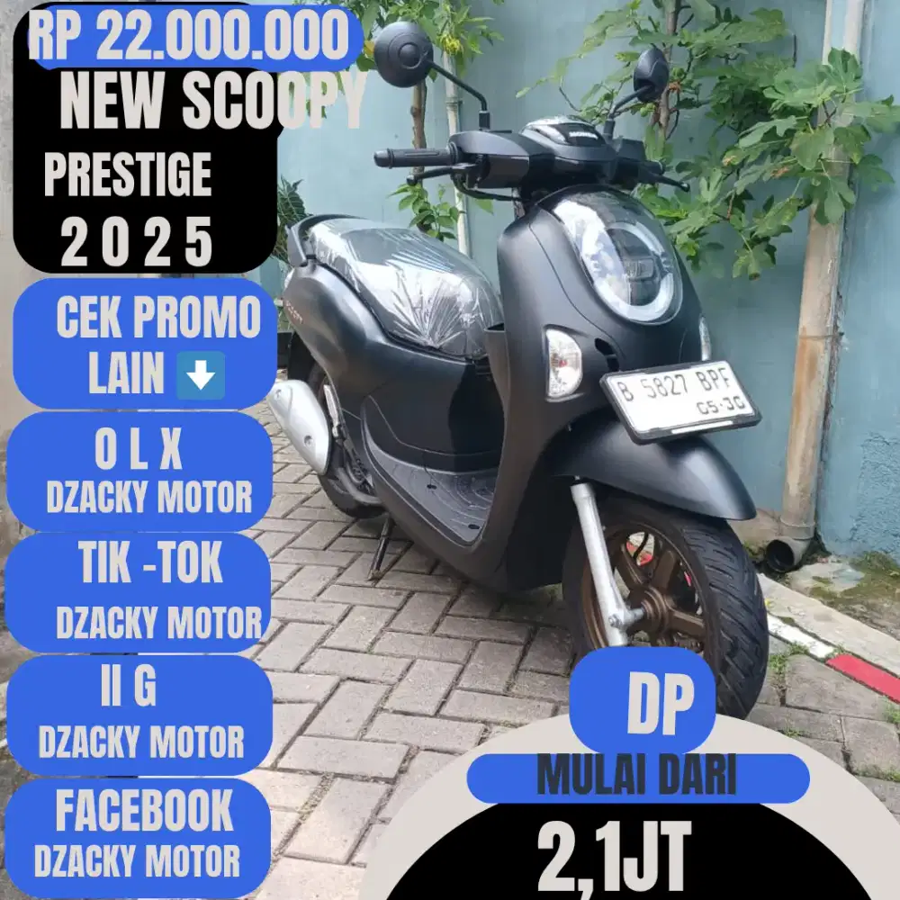 NEW SCOOPY PRESTIGE 2025 SECOND LIKE NEW
