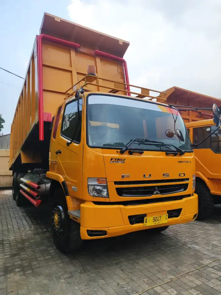 DUMP TRUK MITSUBISHI FUSO FIGHTER X, FN 62HD, INDEK 28M³, TH. 2023