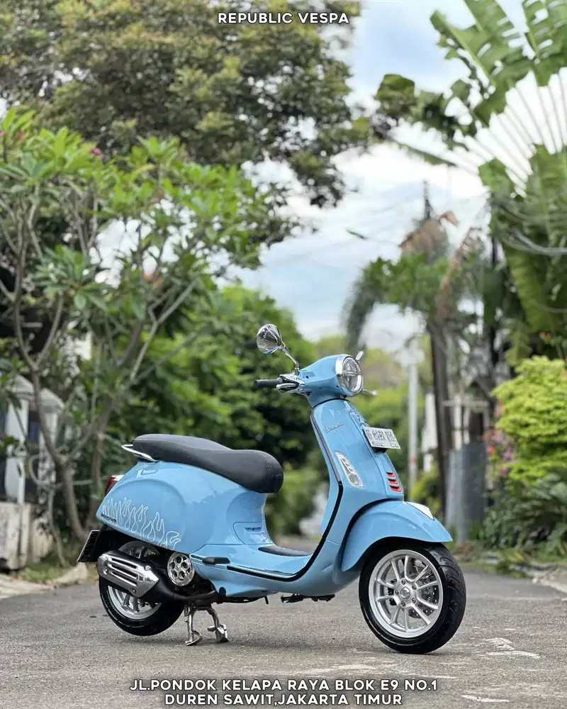 LOW KM PRIMAVERA S150 IGET ABS LED TH 2024 WARNA BLUE CAPRI