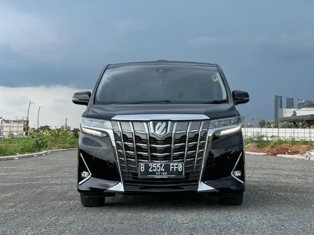 Toyota Alphard G 2.4 Automatic 2020 Bensin Hitam Metalik