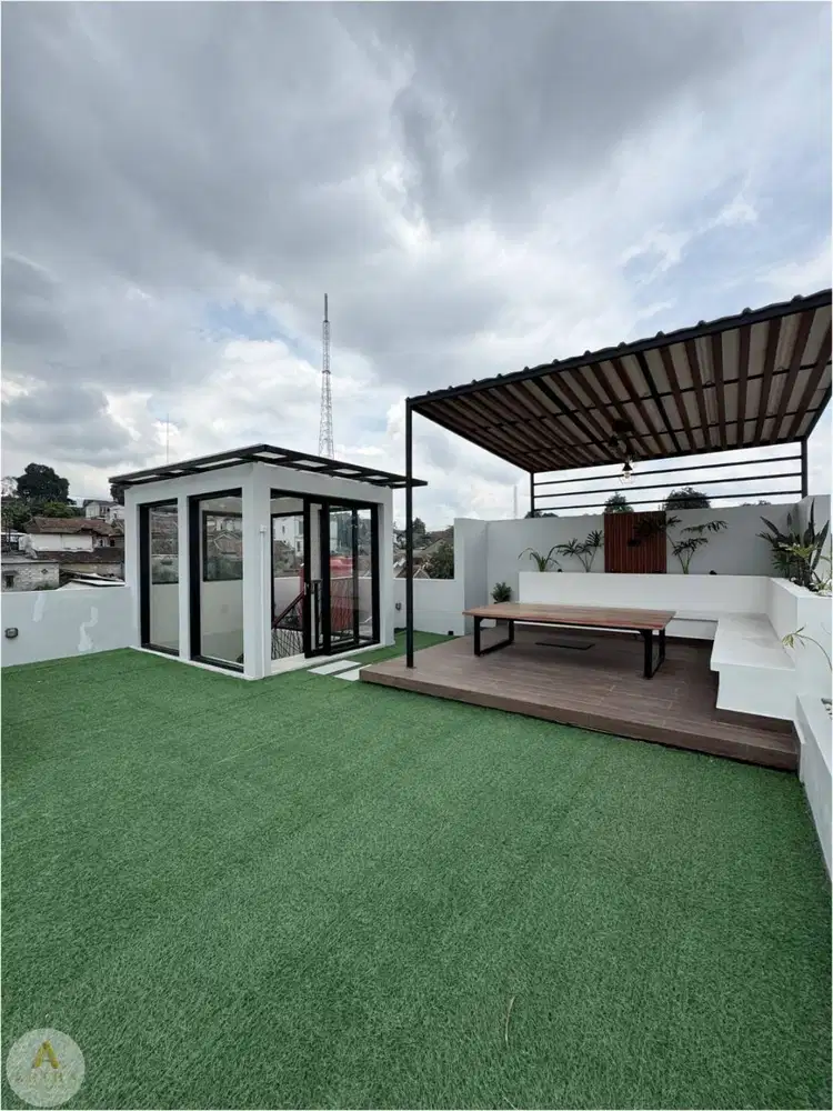 Jual Rumah Modern Minimalis Full Furnished City View Lembang