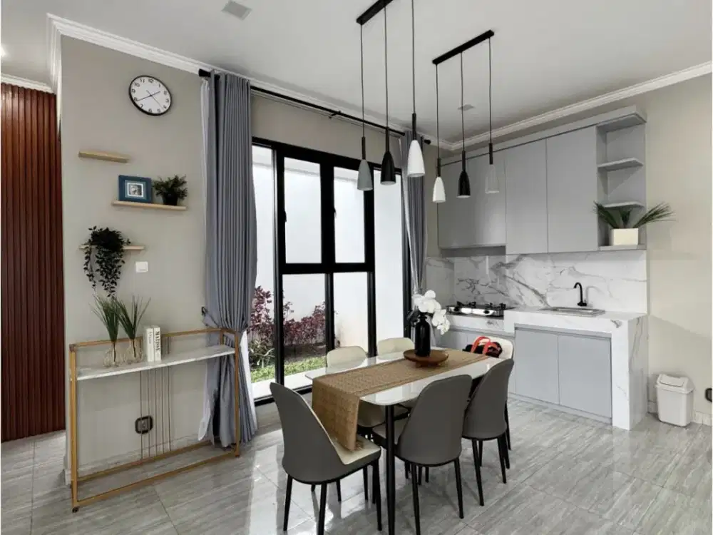 Rumah Modern Minimalis Full Furnished City View Lembang