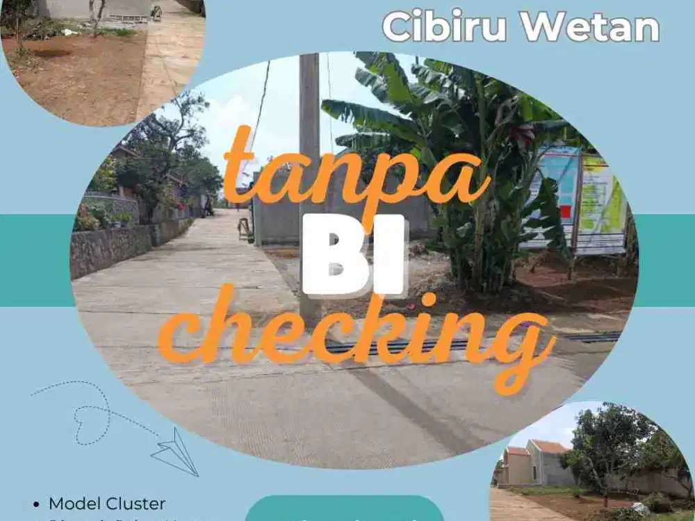 tanah cluster murah bandung timur tanpa bi checking