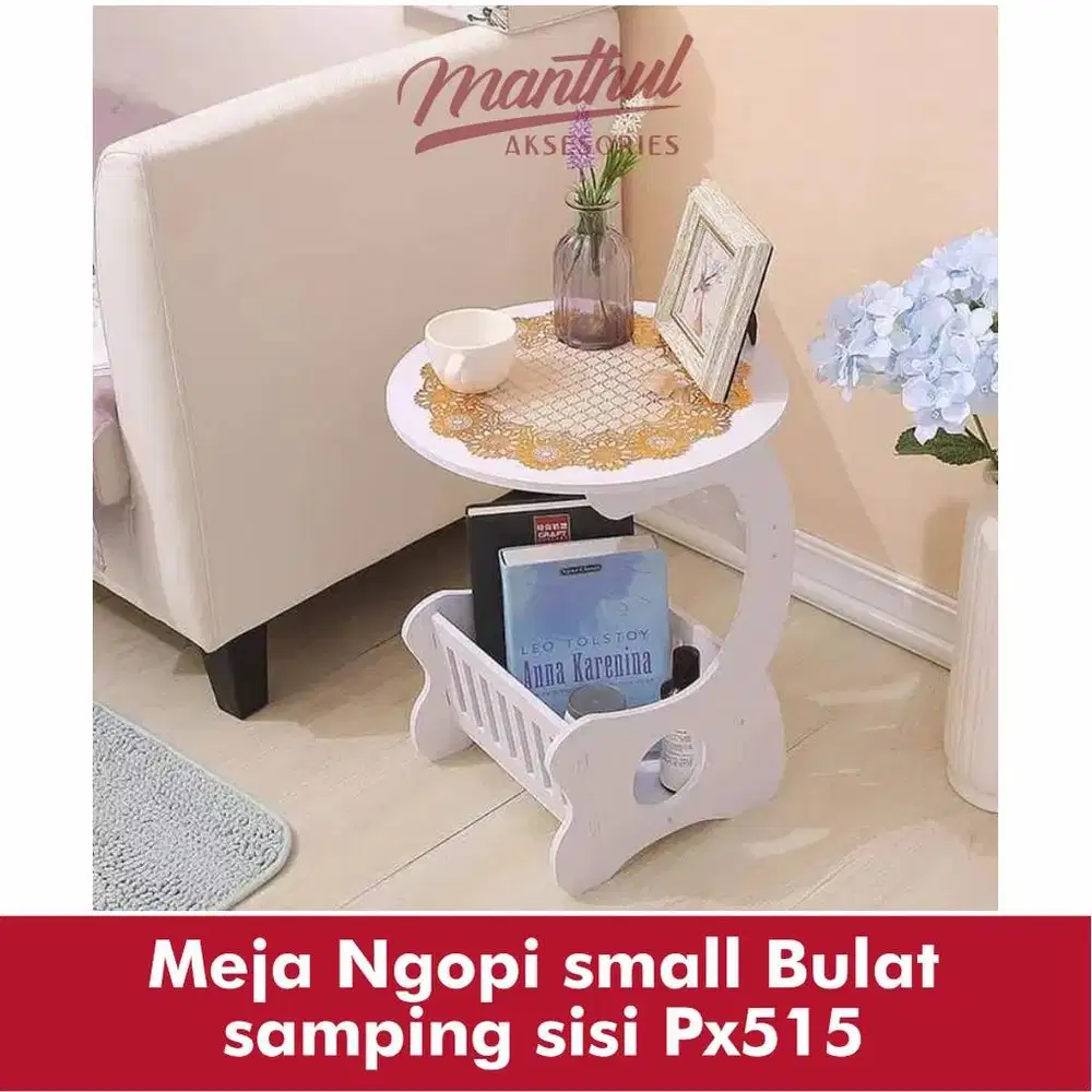 Meja Ngopi small Bulat samping sisi PX515