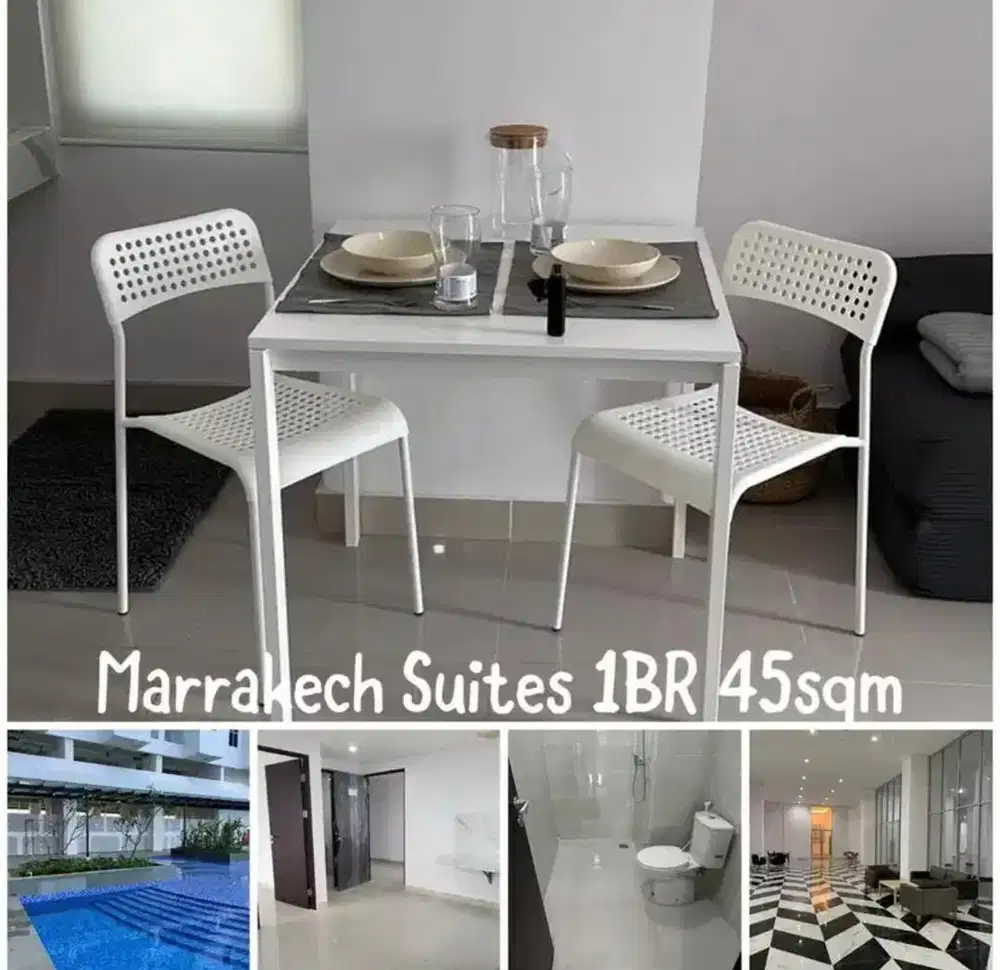 1 BR Apartemen semi furnished strategis Nego