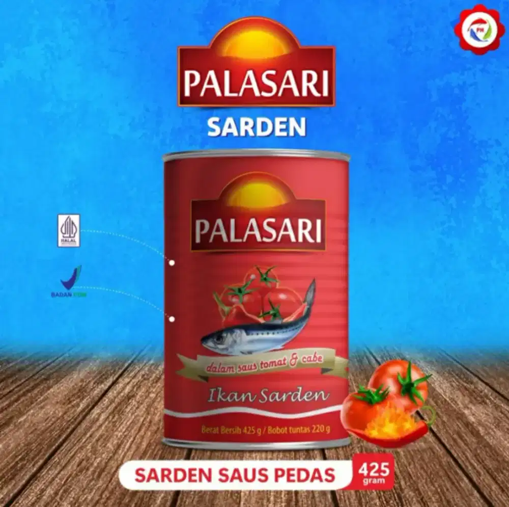 Palasari Sarden Saus Tomat dan Cabe 425gr