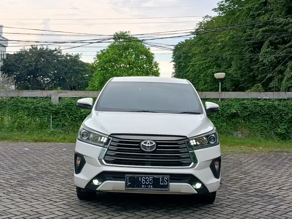 TDP50jt Toyota Innova Reborn 2.4 V Diesel AT 2020 PK 2021 Putih Kredit
