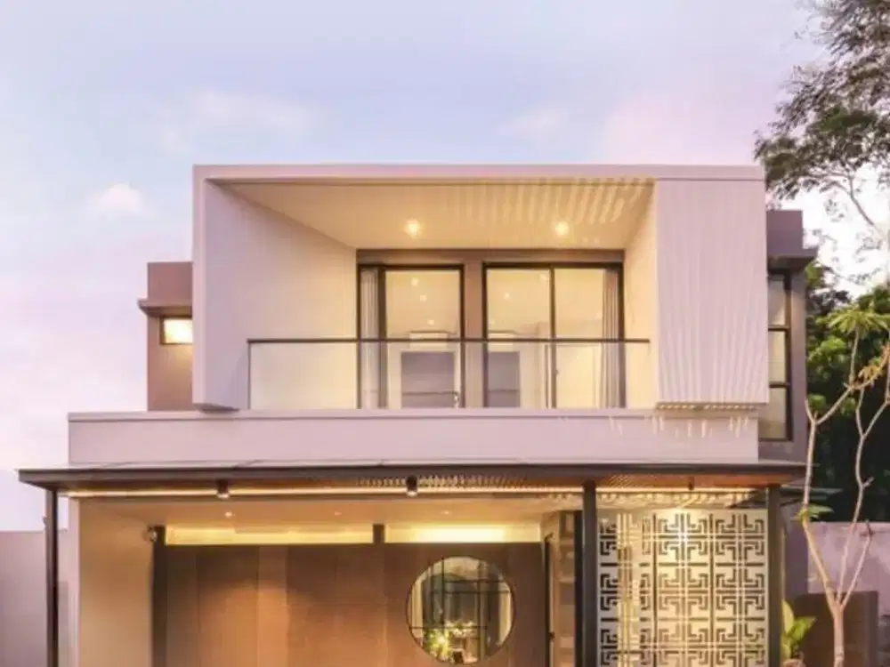RUMAH MEWAH DESAIN ORIENTAL KONTEMPORER FULL FURNISH - KAWASAN ELIT