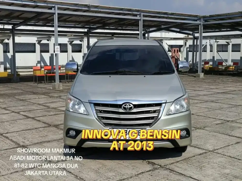 TOYOTA KIJANG INNOVA G BENSIN AT 2013/PAJAK 11-2025