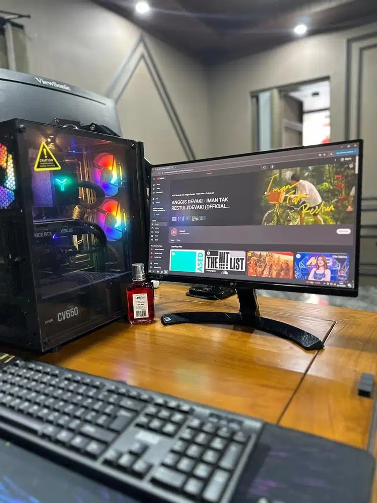 Dijual PC Rakitan Intel i7 Special 32GB SSD 4T Geforce RTX 3060 Mulus