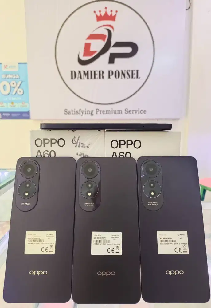 OPPO A60 (8/128) GARANSI AMPE MEI 2026