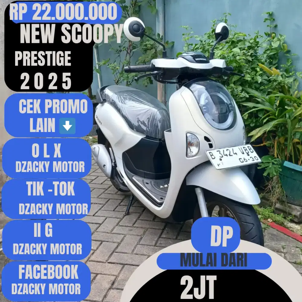 NEW SCOOPY PRESTIGE 2025 SECOND LIKE NEW