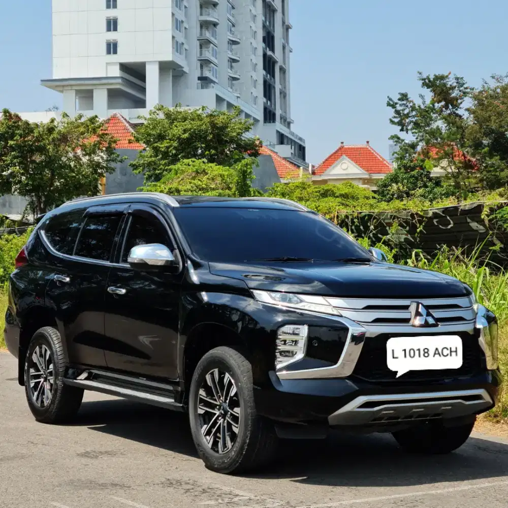 TDP80jt Mitsubishi New Pajero Sport 2.4 Dakar AT 2022 Hitam Kredit