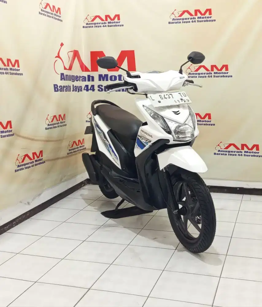 Bergaransi Honda Beat FI Tahun 2014 warna Putih