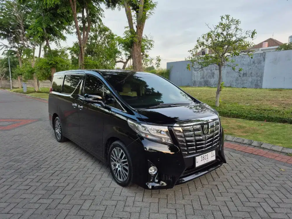 TOYOTA ALPHARD 2.5 G 2015 HARGA CASH SIAP PAKAI