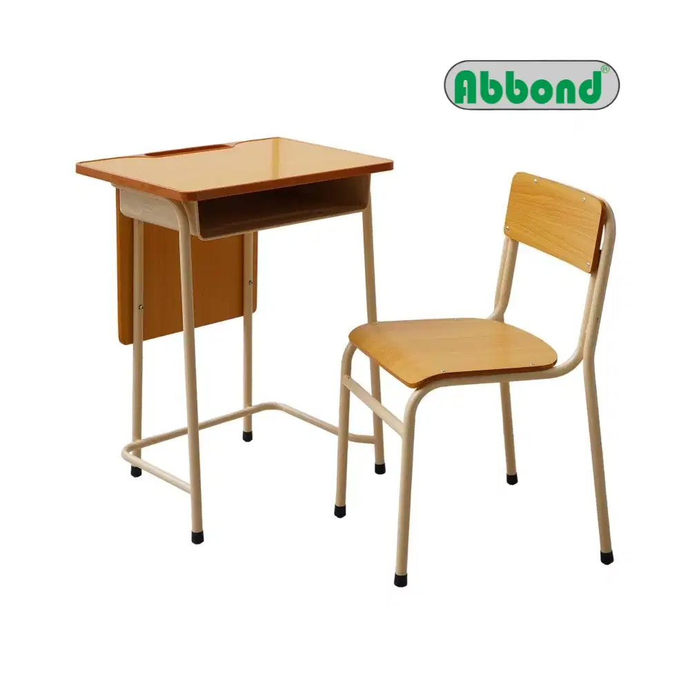 Meja & Kursi Sekolah Study Table Chair Plywood 1 Set