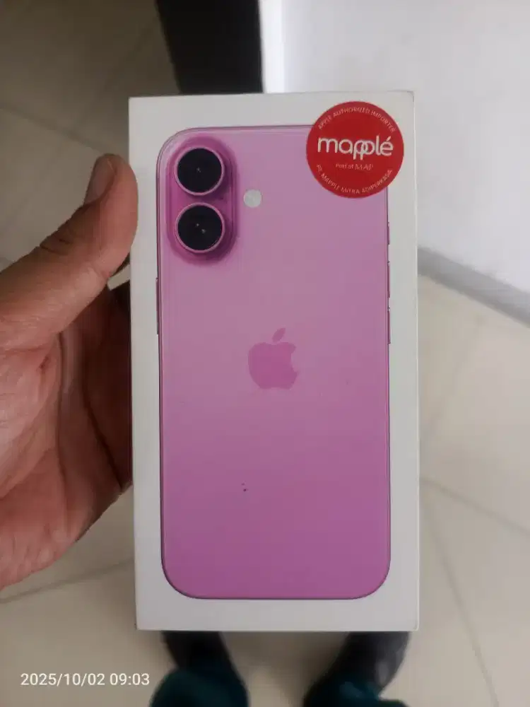 Dus Apple iPhone 16 pink