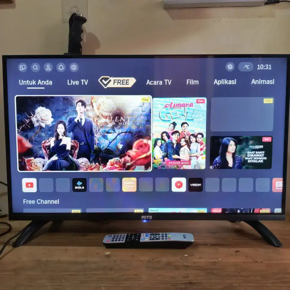 Smart TV Android Mito 32 inch Fullset