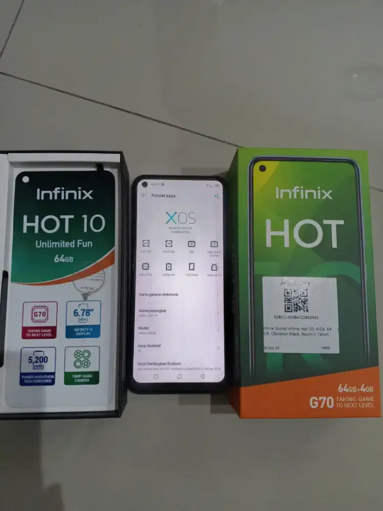 Jual HP Infinix Hot 10 4/64