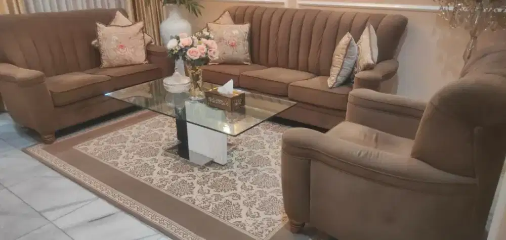 Sofa Import Besar 321 Set Meja Istimewa