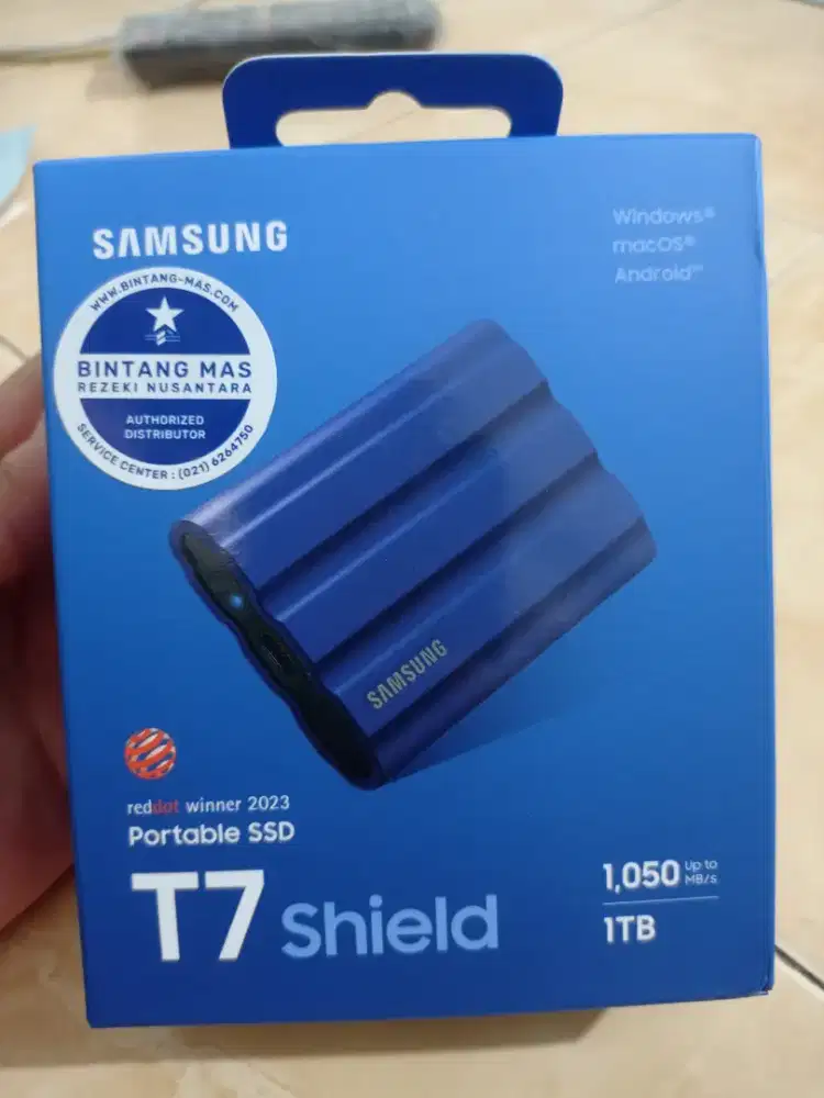 Samsung portable SSD T7 shield 1TB