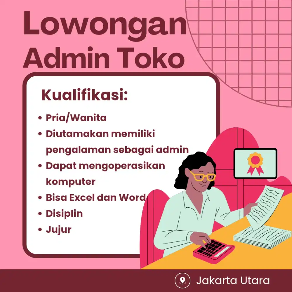 LOWONGAN KERJA ADMIN
