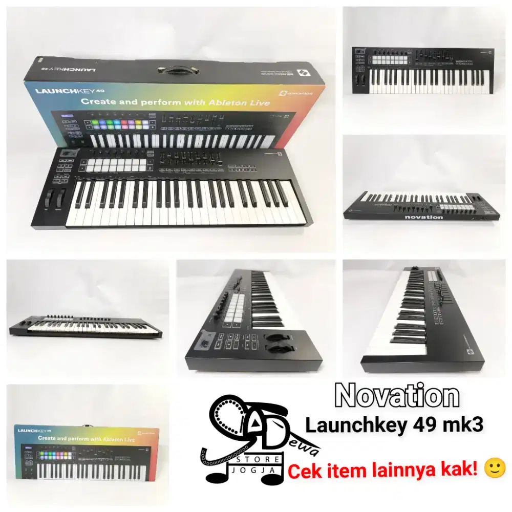 NOVATION LAUNCHKEY 49 MK3 MIDI CONTROLLER LAUNCH KEY MKIII CONTROLER