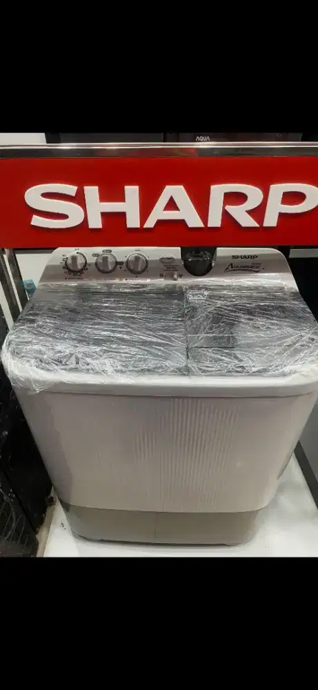 PROMO KREDIT MESIN CUCI SHARP 2 TABUNG