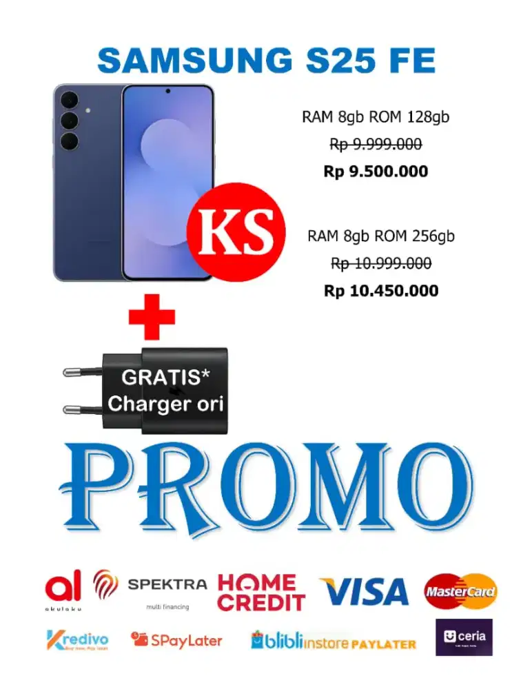 New Samsung S25 FE 8/128 & 8/256