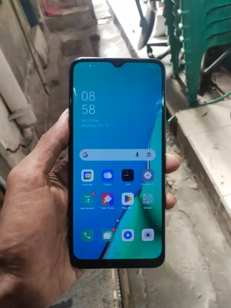 Oppo A9 2020 8+3/128 Snapdragon665 body fisik pemakaian siap cek