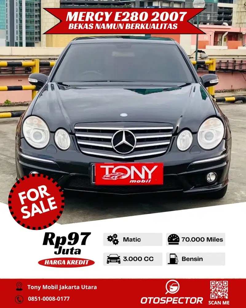 Mercedes Benz E280 7G-tronik 3.0 AT 2007