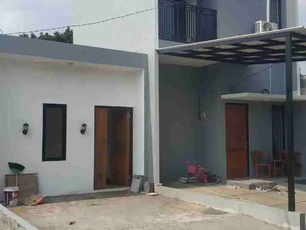 Rumah sawangan baru 2 lantai lahan luas strategis bebas banjir akses 10 menit RSUD dan pusat perbelanjaan depok sangat dekat pintu tol sawangan Depok