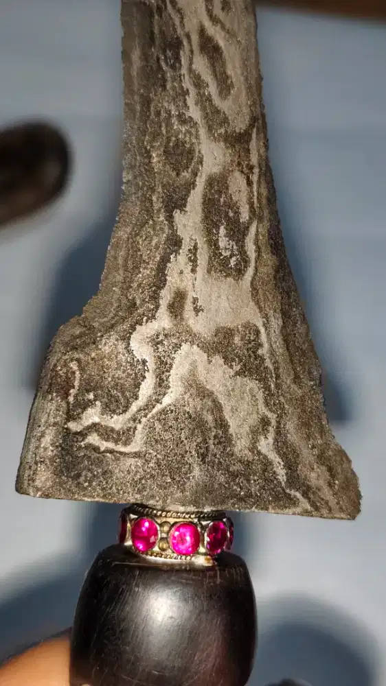 Keris brojol pamor rojogundolo sepuh peninggalan