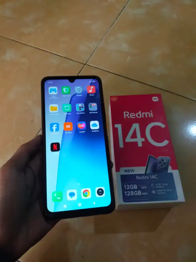 Xiaomi redmi 14c fullset mulus pisan segel no minus