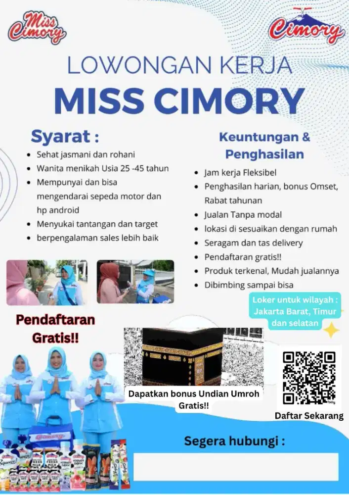 LOKER SALES CIMORY JAKARTA