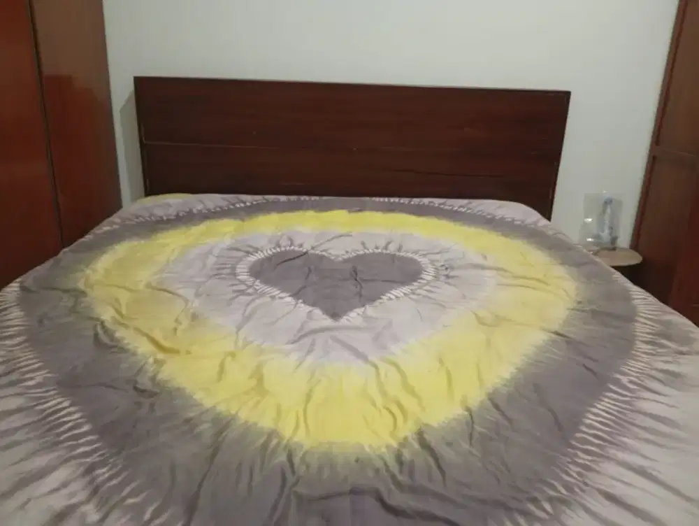 Tempat Tidur Kayu Jati Minimalis Uk 180×220