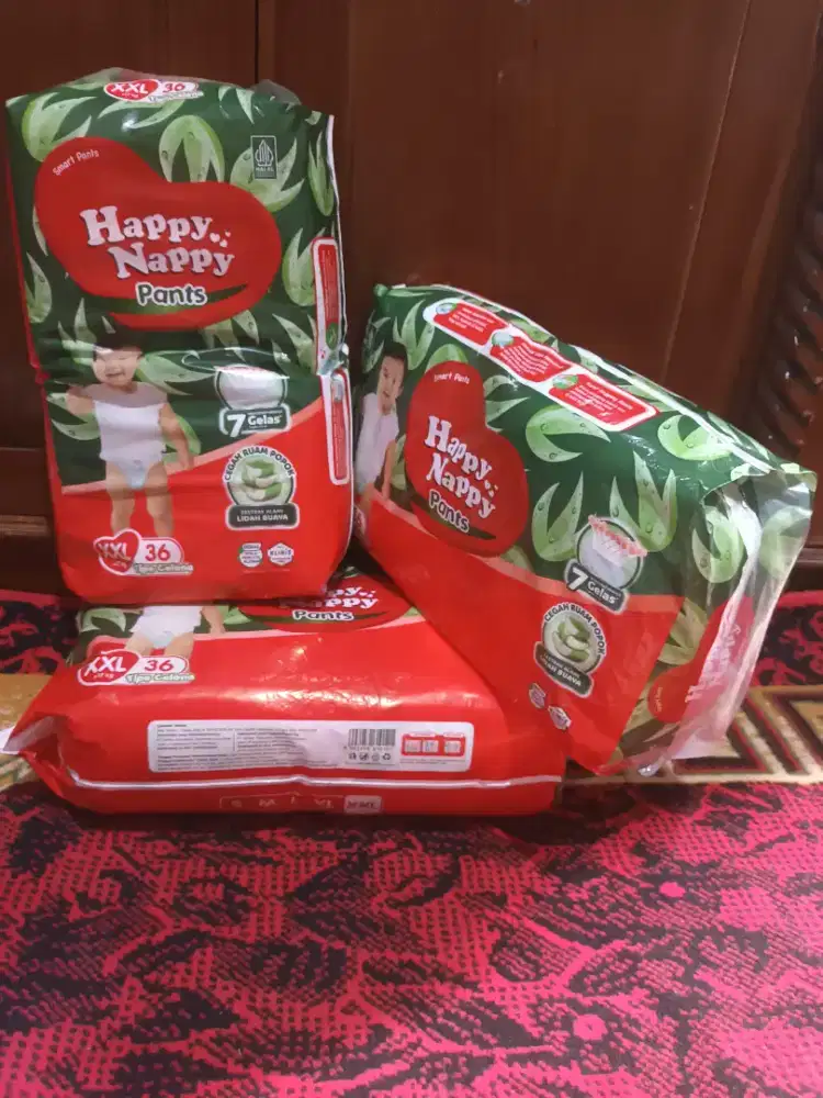 Popok Bayi Happy Nappy XXL 36 type Celana