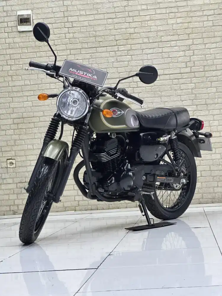 TERMURAH‼️ Kawasaki W175 SE 2018 Army Favorit - Mustika Motoshop