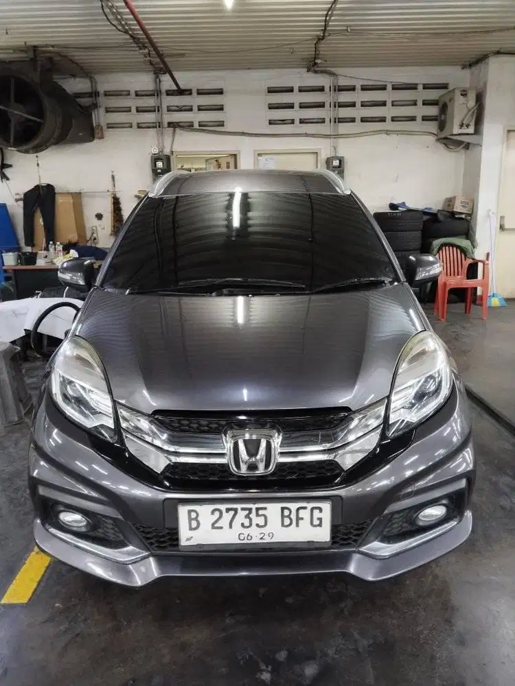 Honda Mobilio 1.5 RS AT 2015 Abu, Pjk bln 6/26 (Promo TDP 22jt)