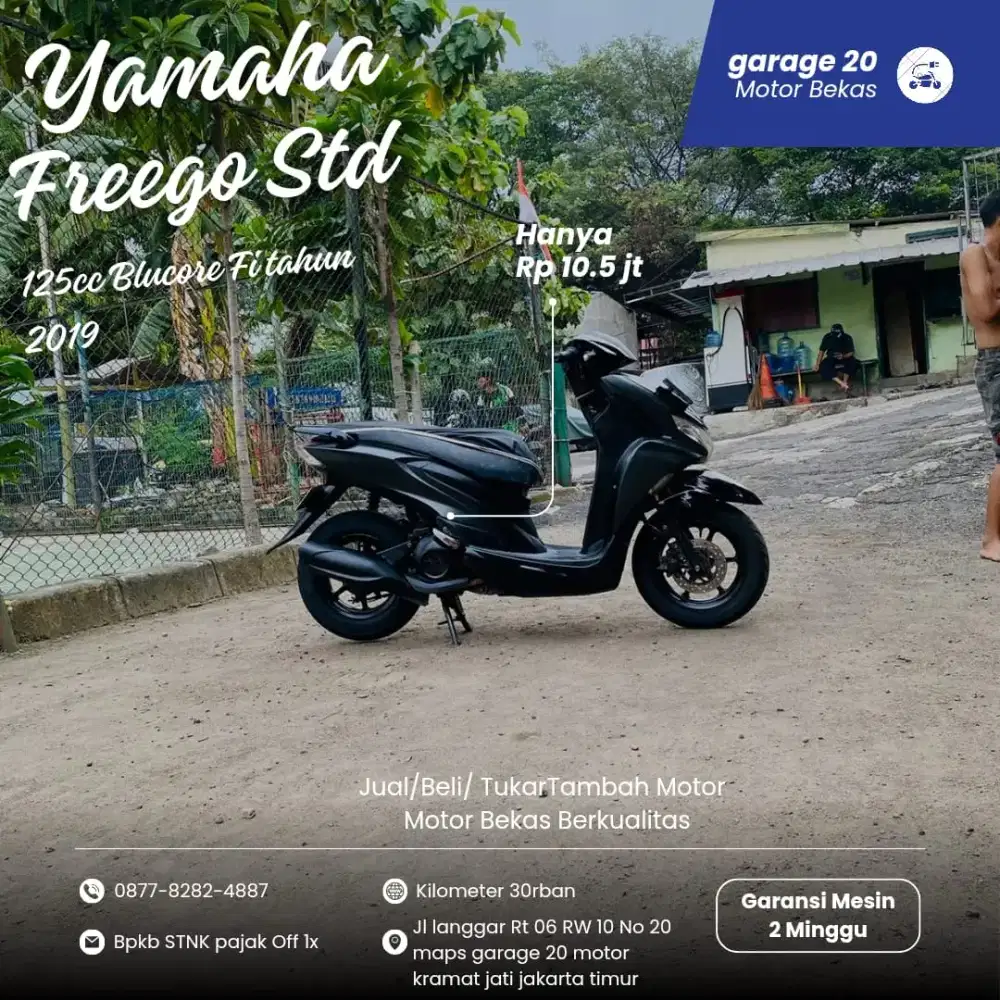 Yamaha Freego 125cc std bluecore fi Tahun 2019