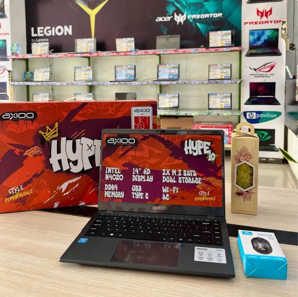 LAPTOP BARU DANA PELAJAR | AXIOO HYPE 10 BISA KREDIT 0 DP