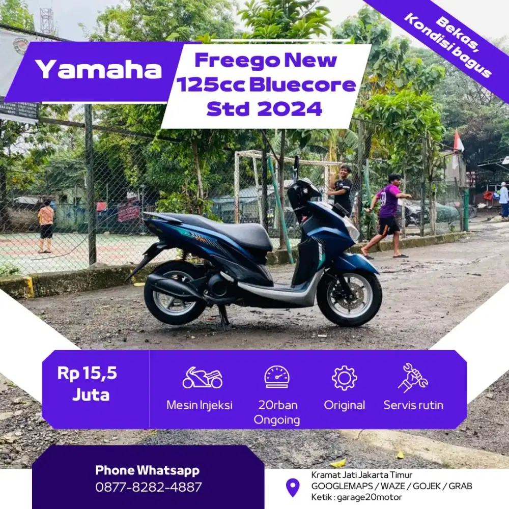 Yamaha All New freego 125cc std Bluecore fi Tahun 2024