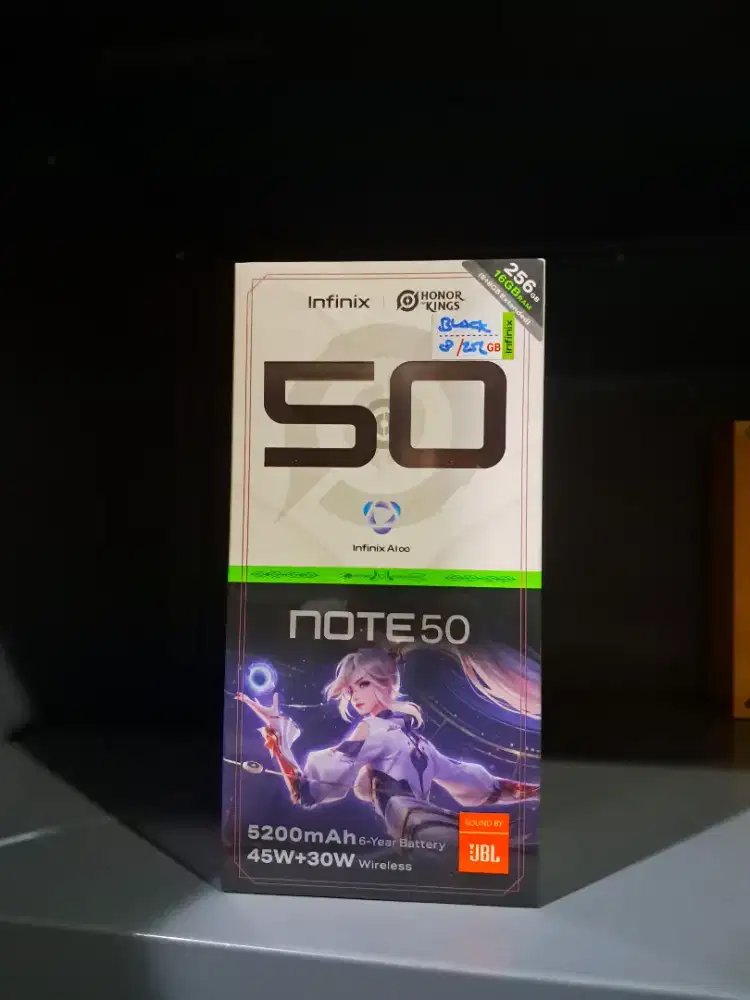 Jual infinix Note 50 8/256 New Garansi resmi