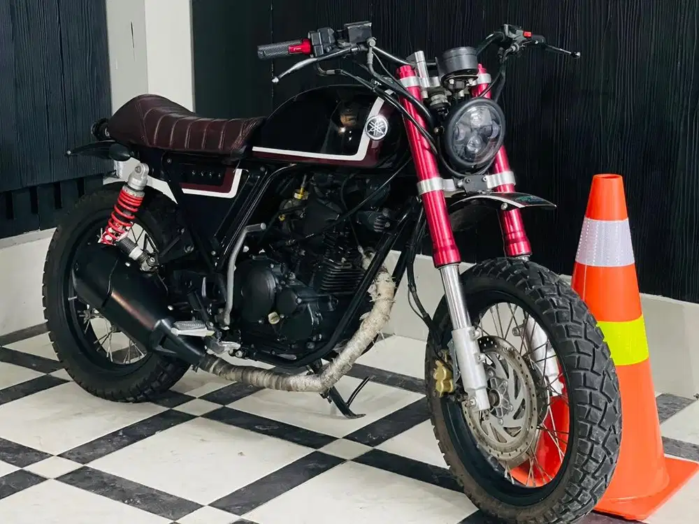 Yamaha scorpio custom scrambler scorpio modif bobber scorpio caferacer