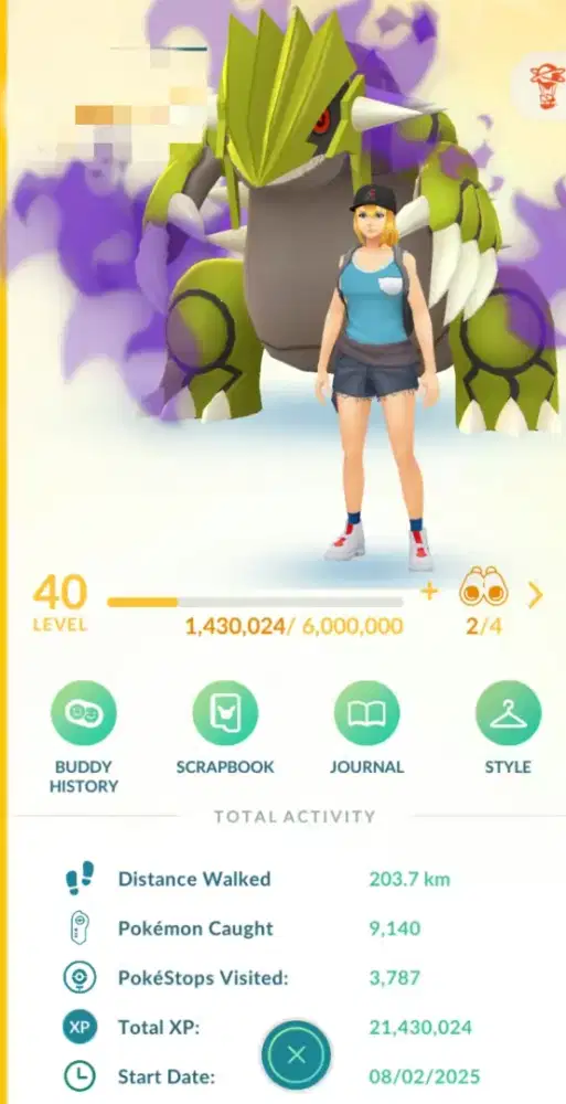 Akun Pokemon Go Instinct Lv. 40 (Jual Cepat!)