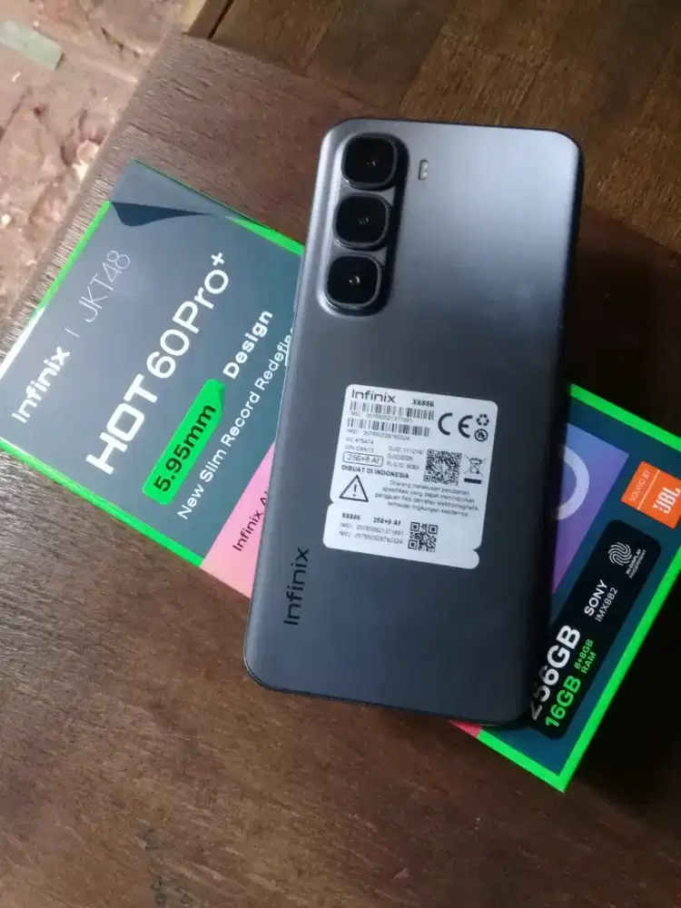 Infinix hot 60 pro plus 8/256 fullset mulus