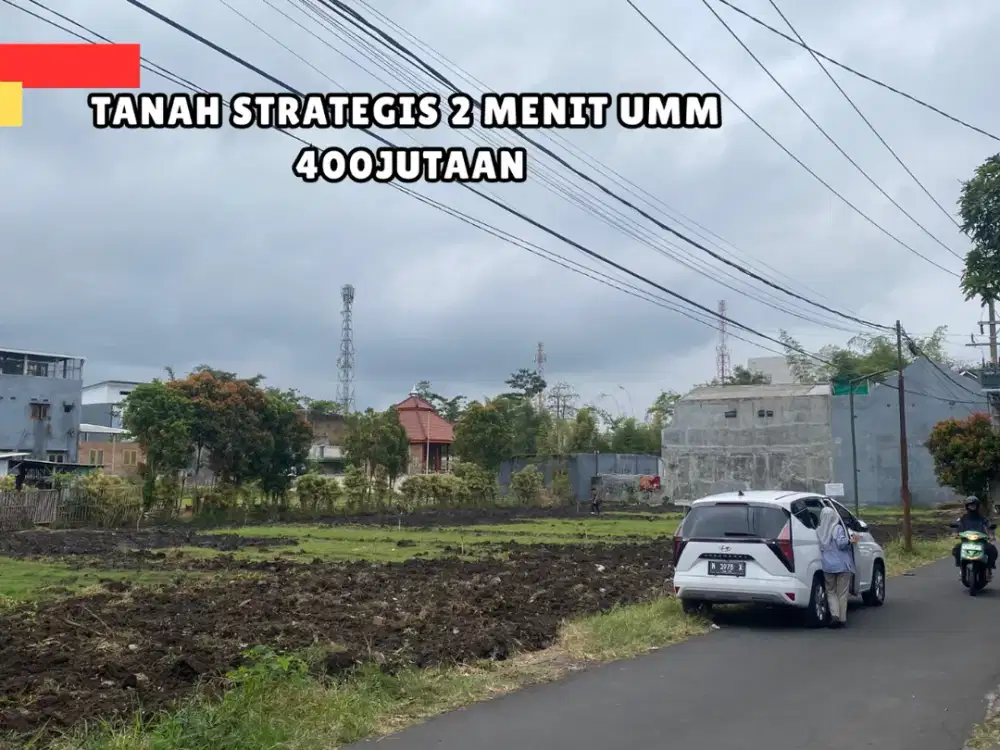 Pinggir Jalan Tanah 2 Menit ke Kampus UMM Kota Malang