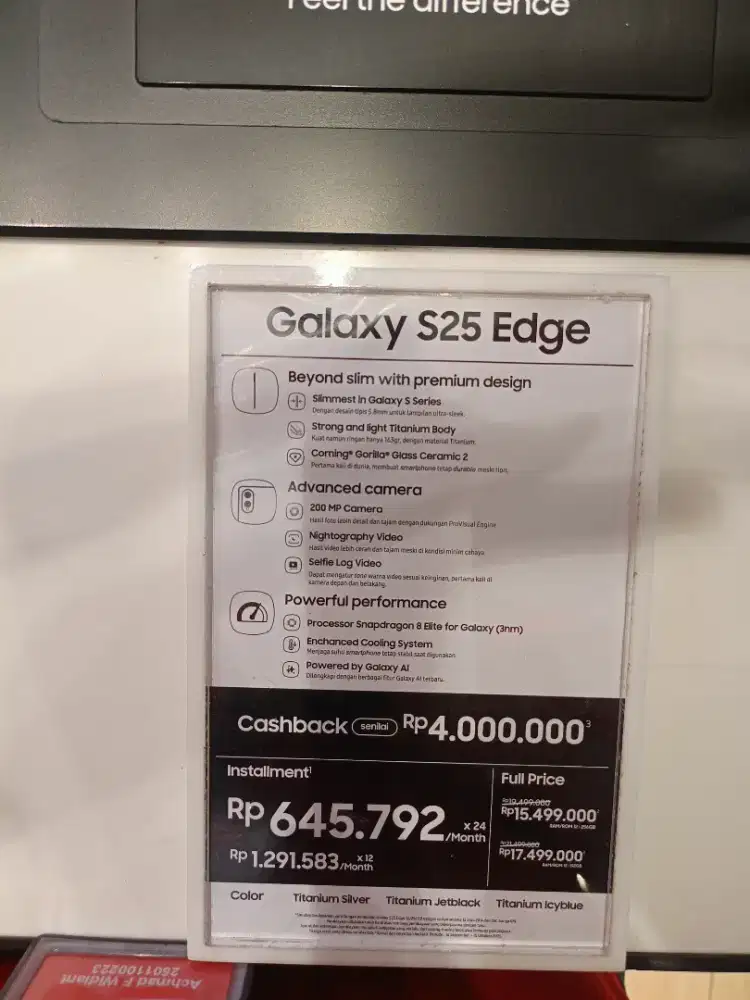 SAMSUNG Galaxy S25 Edge
