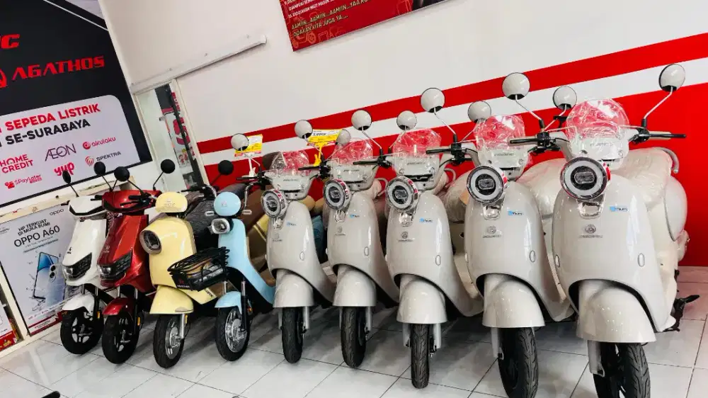 Sepeda listrik kredit syarat KTP bunga 0%